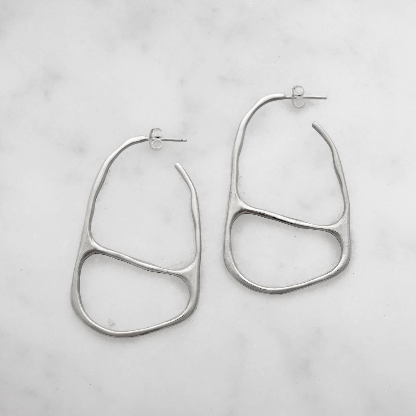 • OSSO • silver hoop earrings