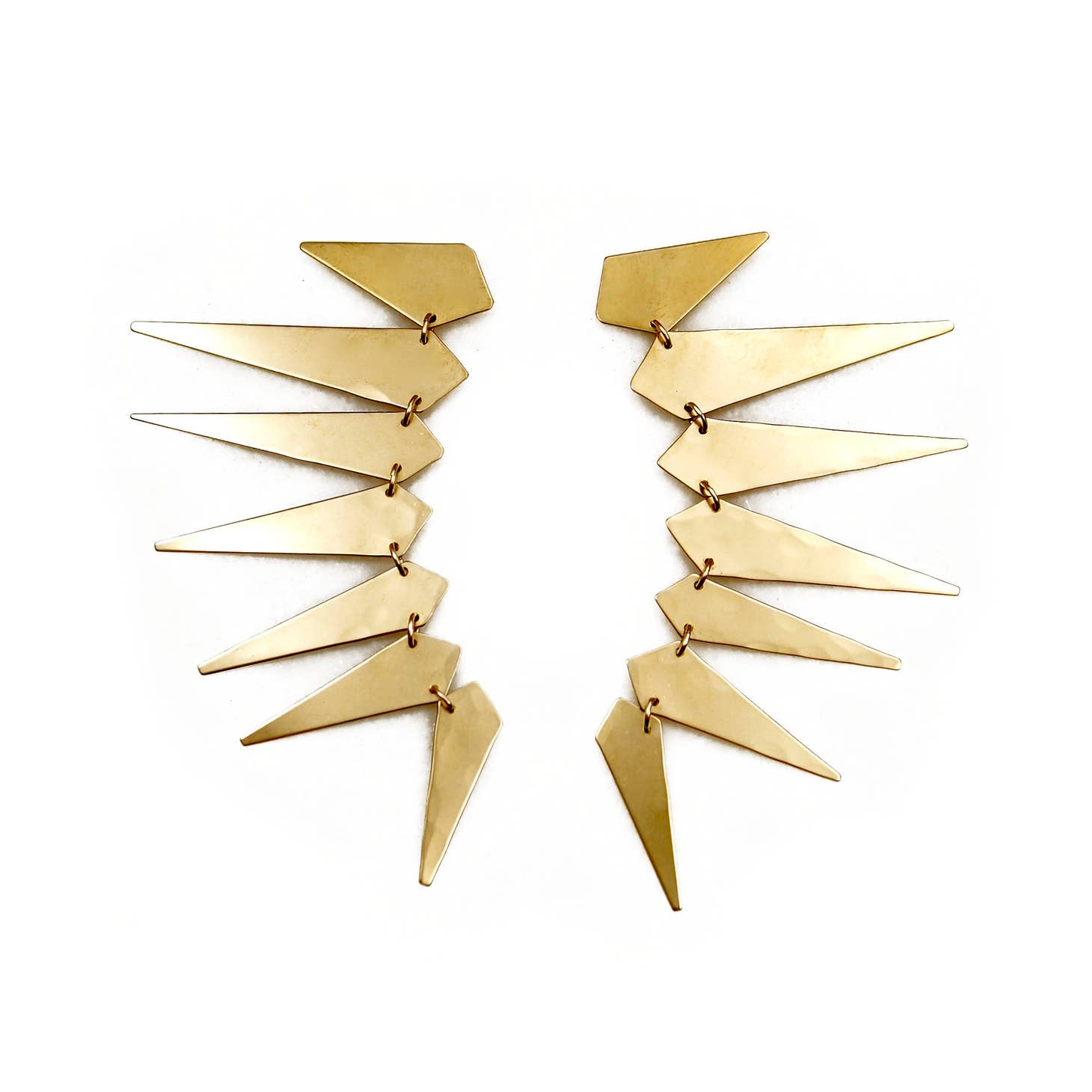 • MAXIMA PUNK • gold post earrings