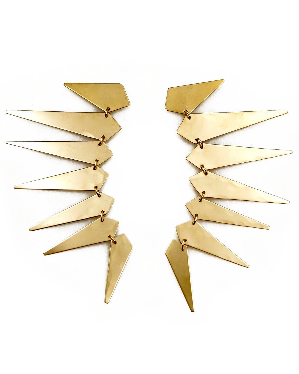 • MAXIMA PUNK • gold post earrings