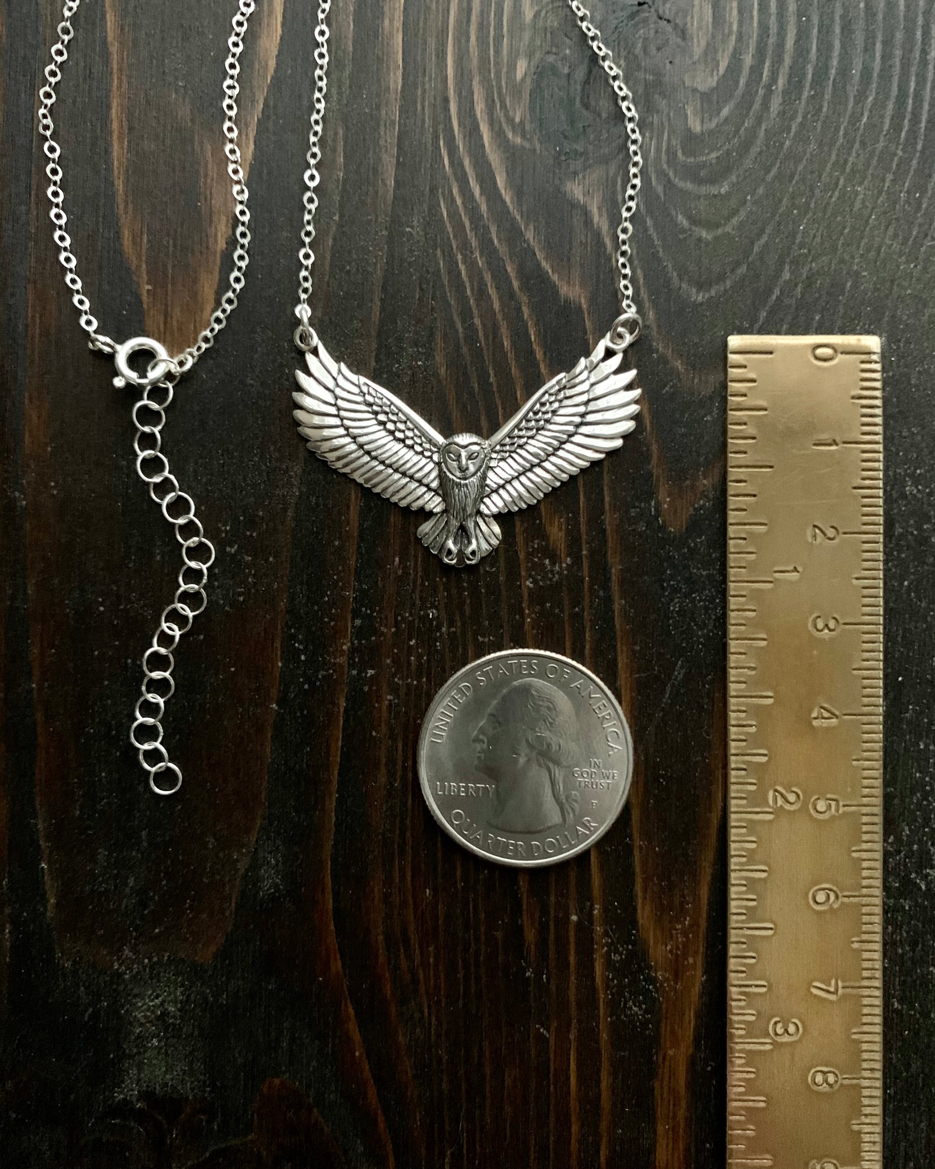 •NIGHT FLIGHT•  silver necklace