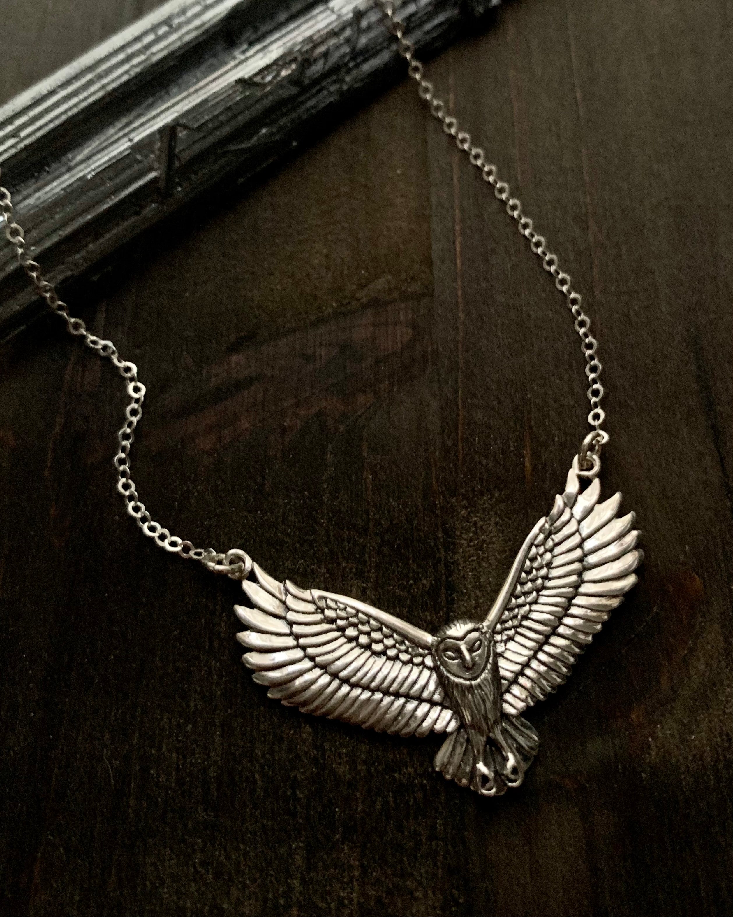 •NIGHT FLIGHT•  silver necklace