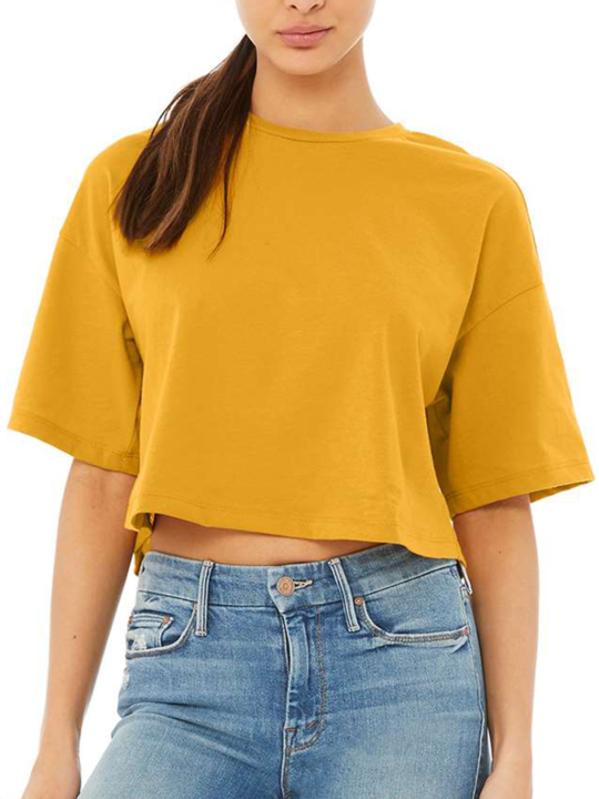 •SECRET GARDEN• organic cotton cropped top (USA)