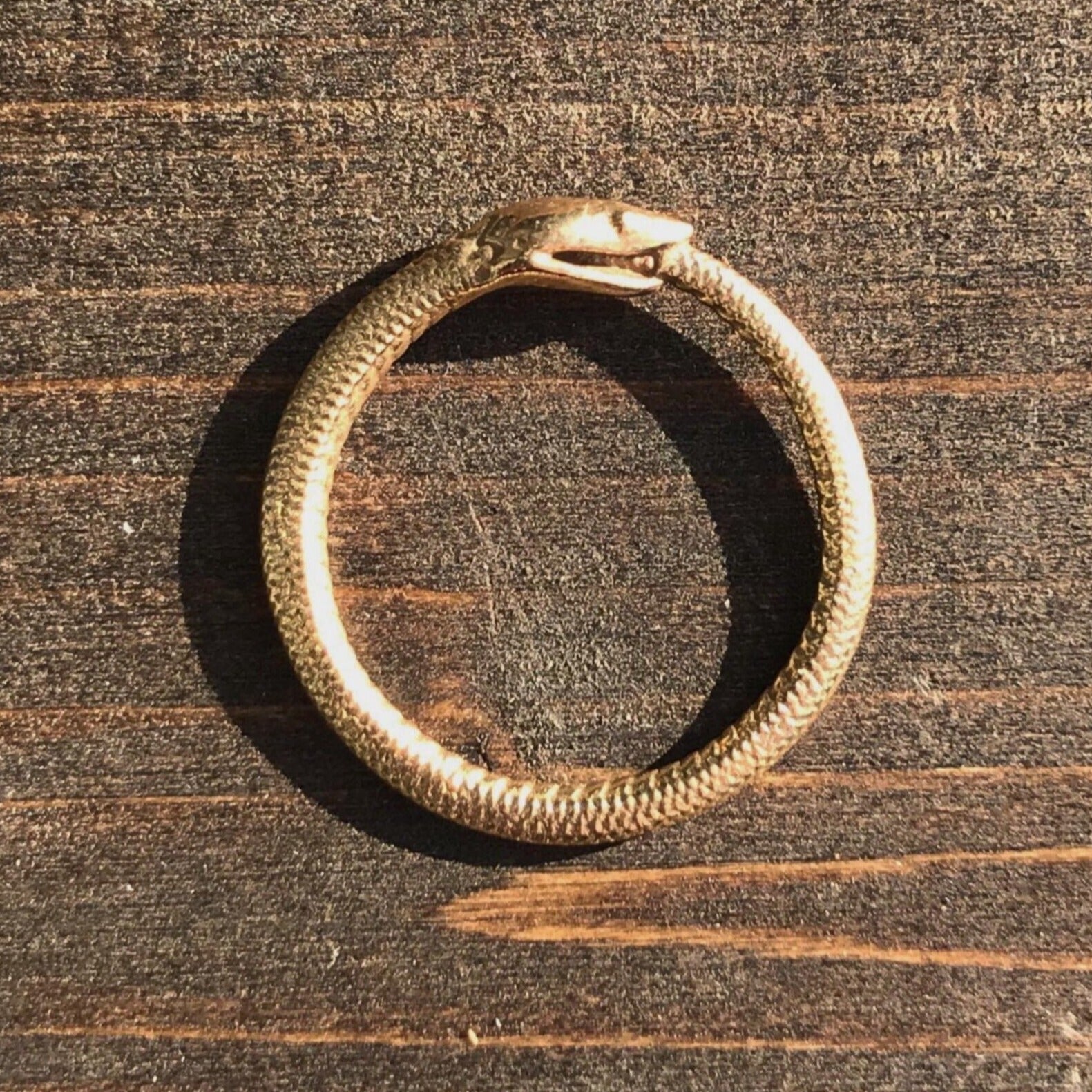 • OUROBOROS WRAP • bronze ring