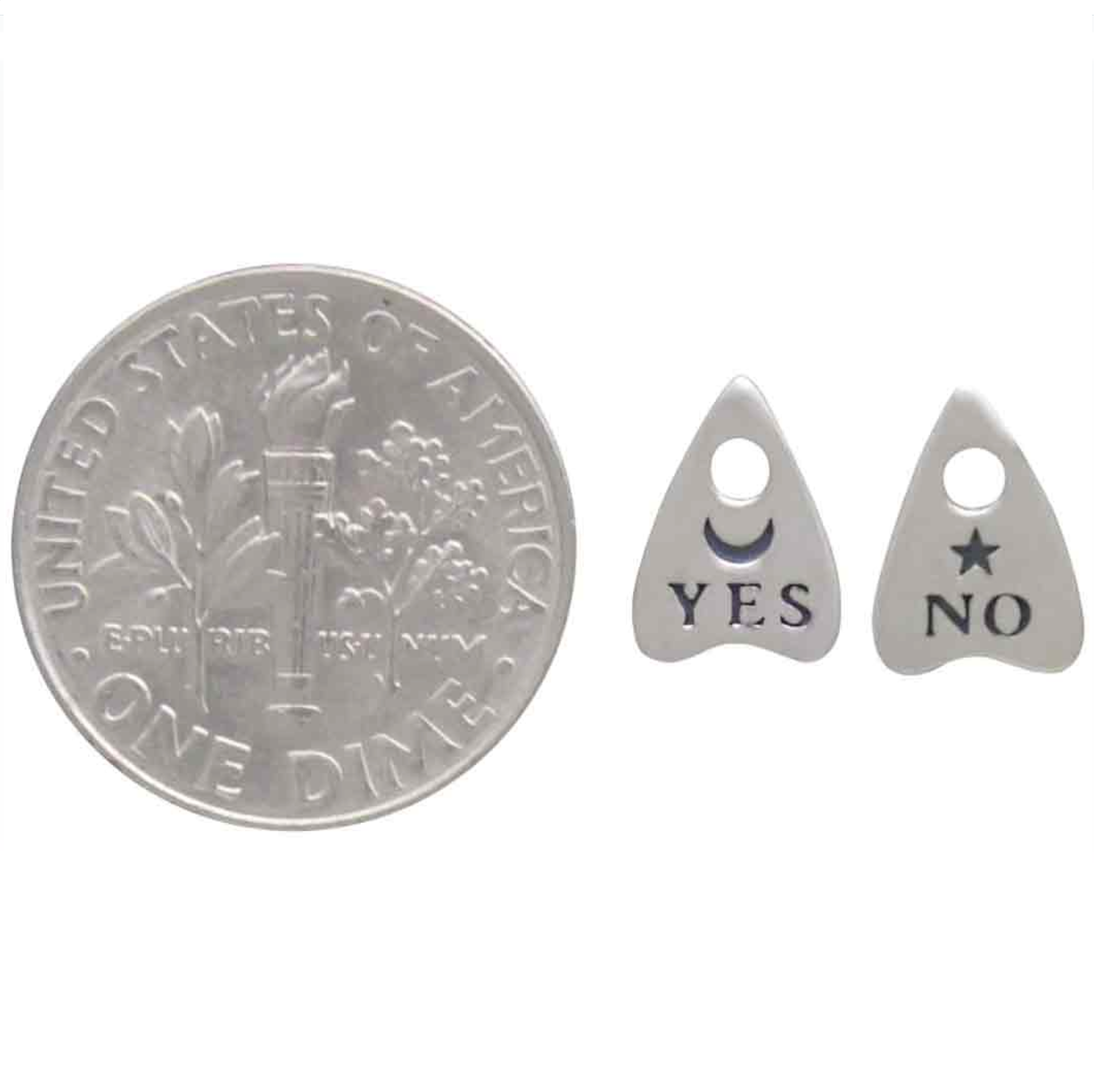 •SMALL PLANCHETTE• recycled silver stud earrings