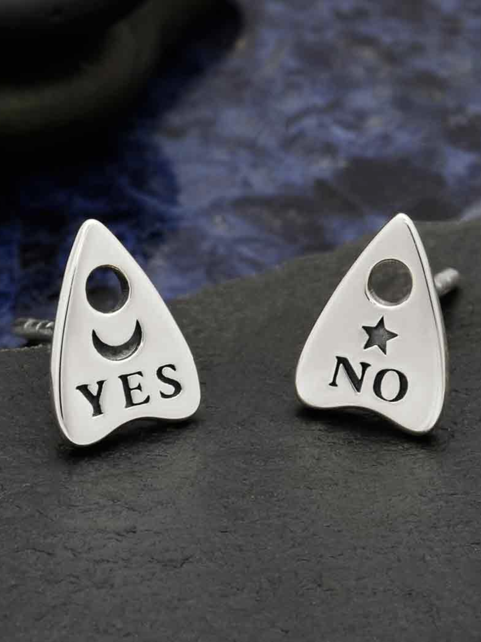 •SMALL PLANCHETTE• recycled silver stud earrings