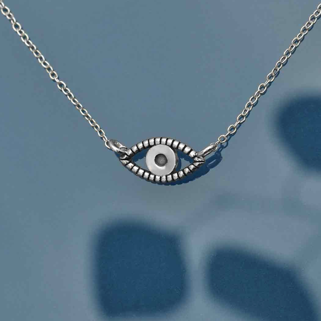 •EYE OF PROTECTION• recycled sterling silver necklace