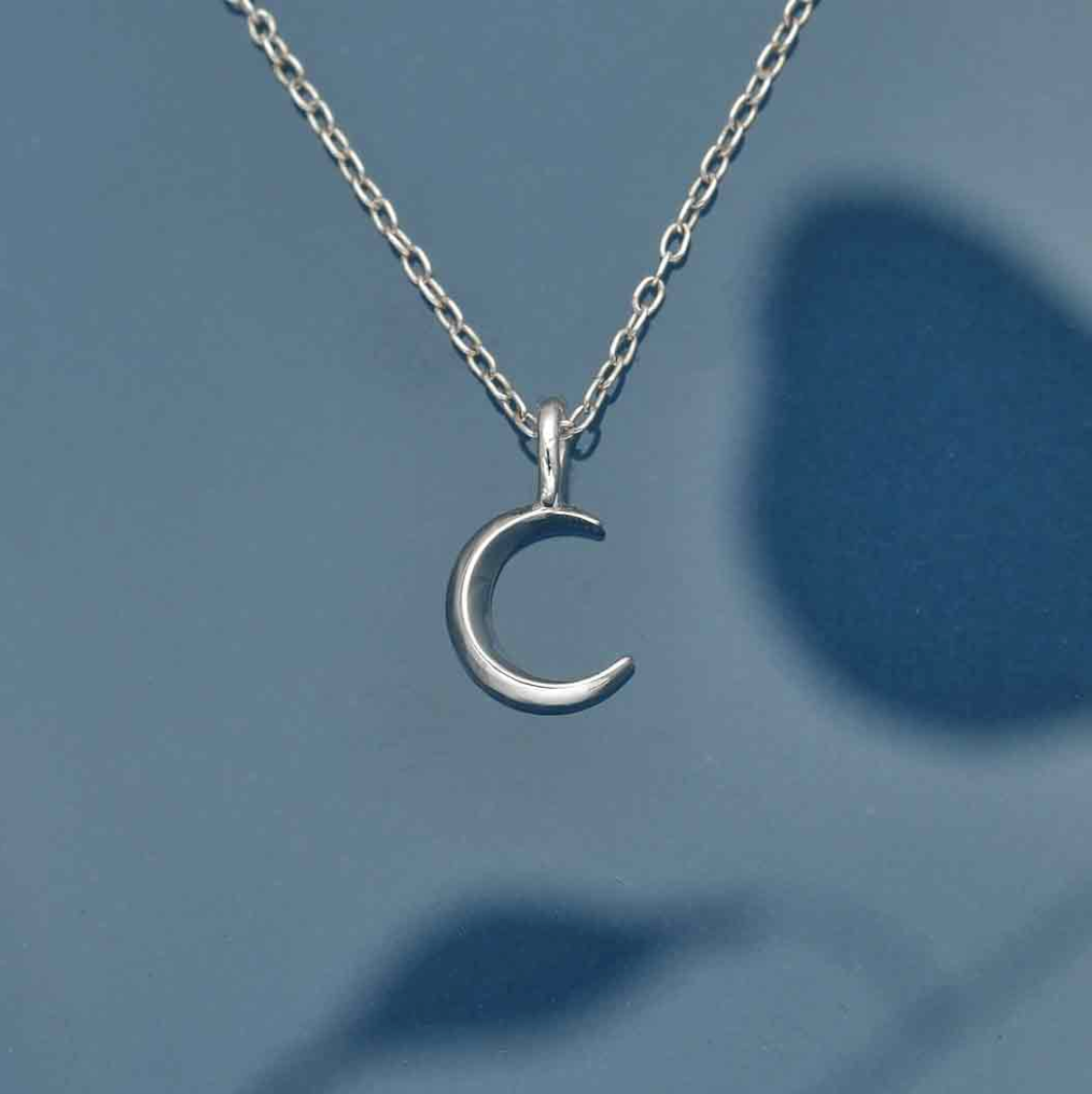 •TINY MOON• sterling silver necklace