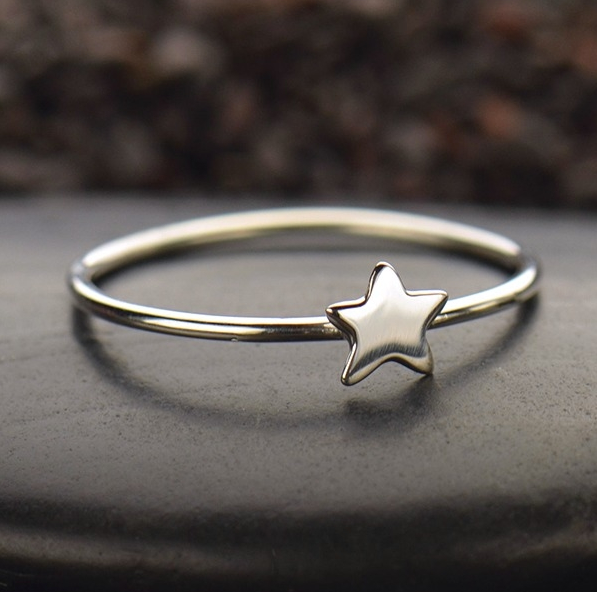 • TINY STAR • sterling silver ring