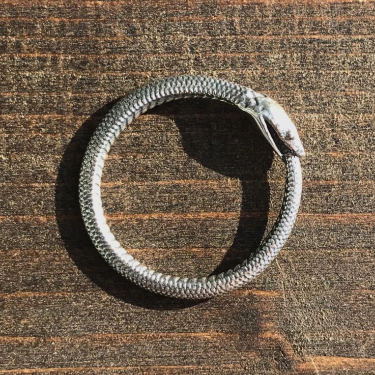 • OUROBOROS WRAP • sterling silver ring
