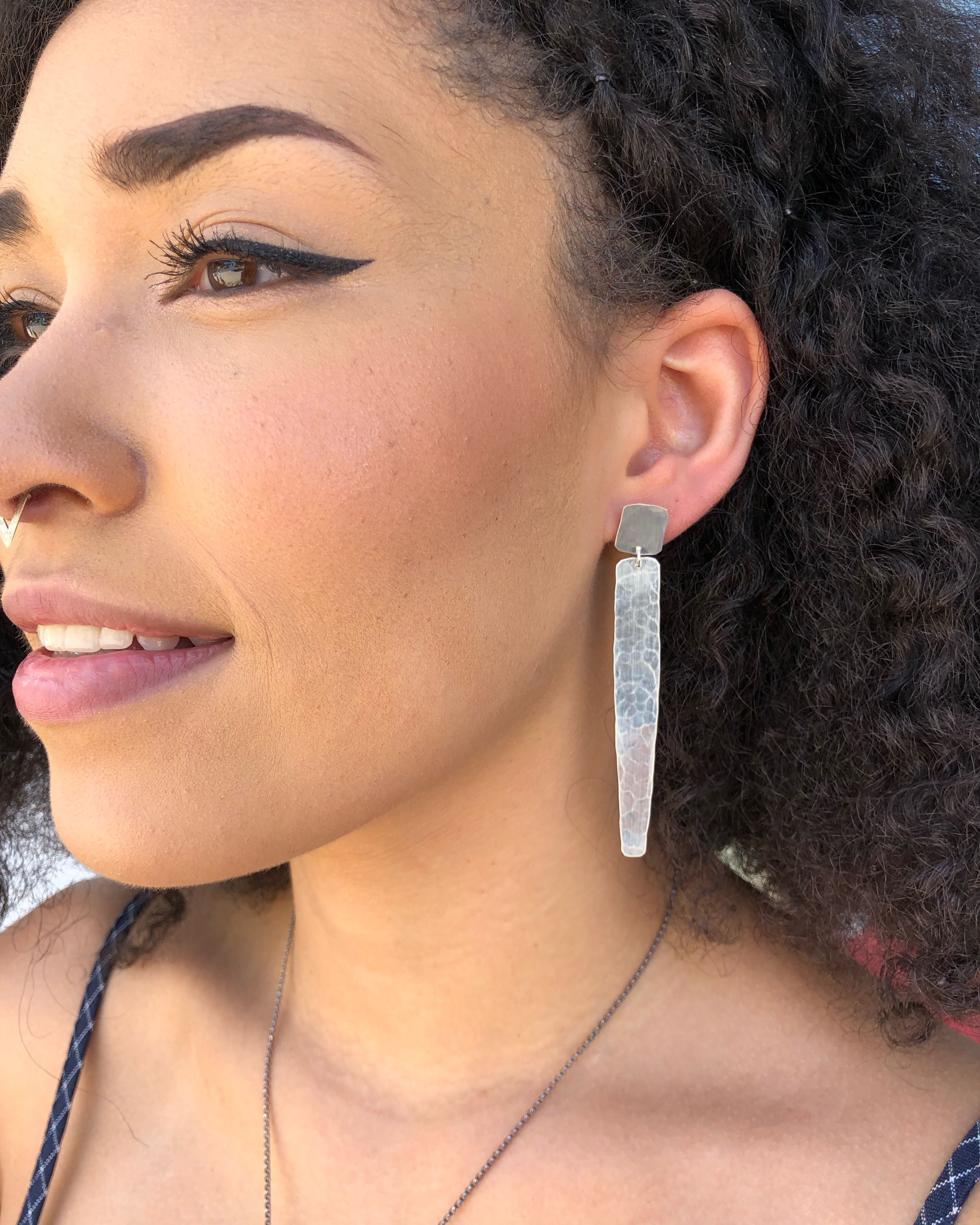•NINA• silver post earrings