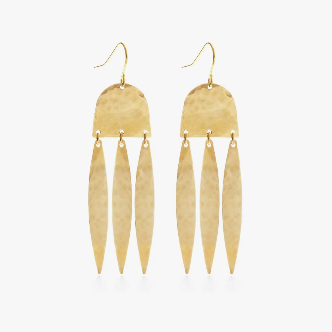 •SALACIA•  gold dangle earrings