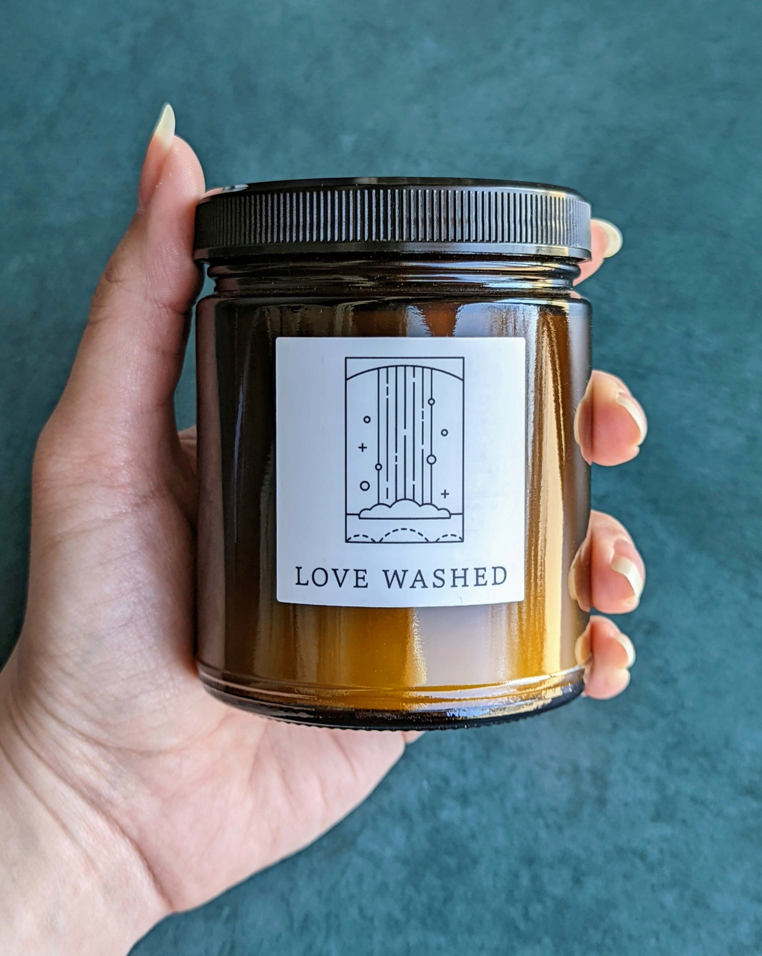 • LOVE WASHED • candle