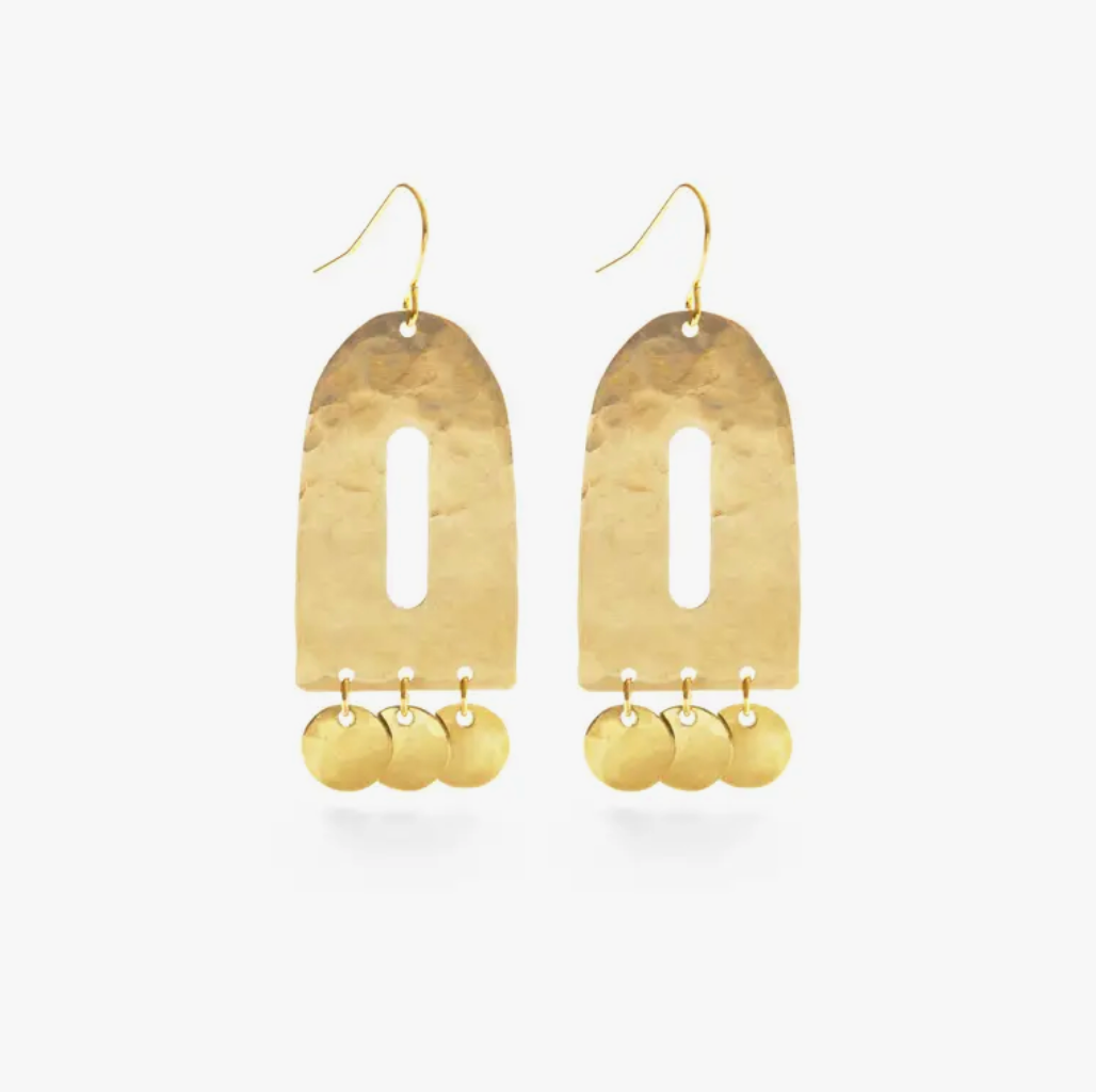 •CETO•  gold dangle earrings