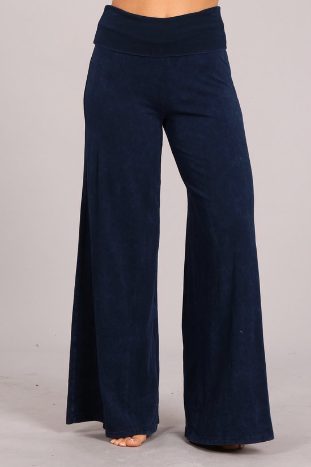 •BIANCA• cotton blend wide leg pants