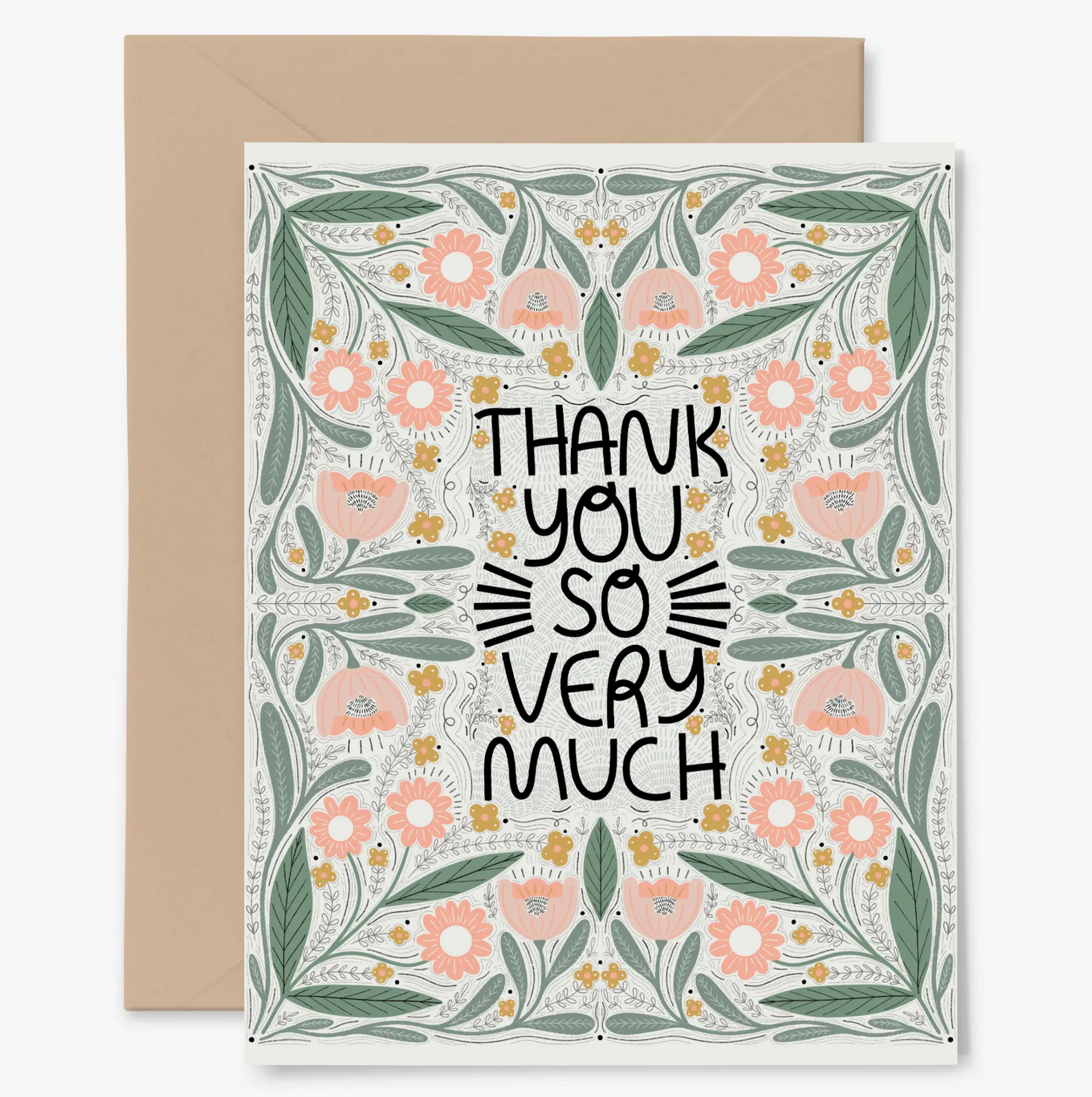 •SO VERY MUCH• thank you card