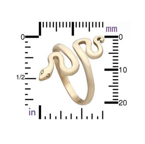 •SLITHER• adjustable bronze ring