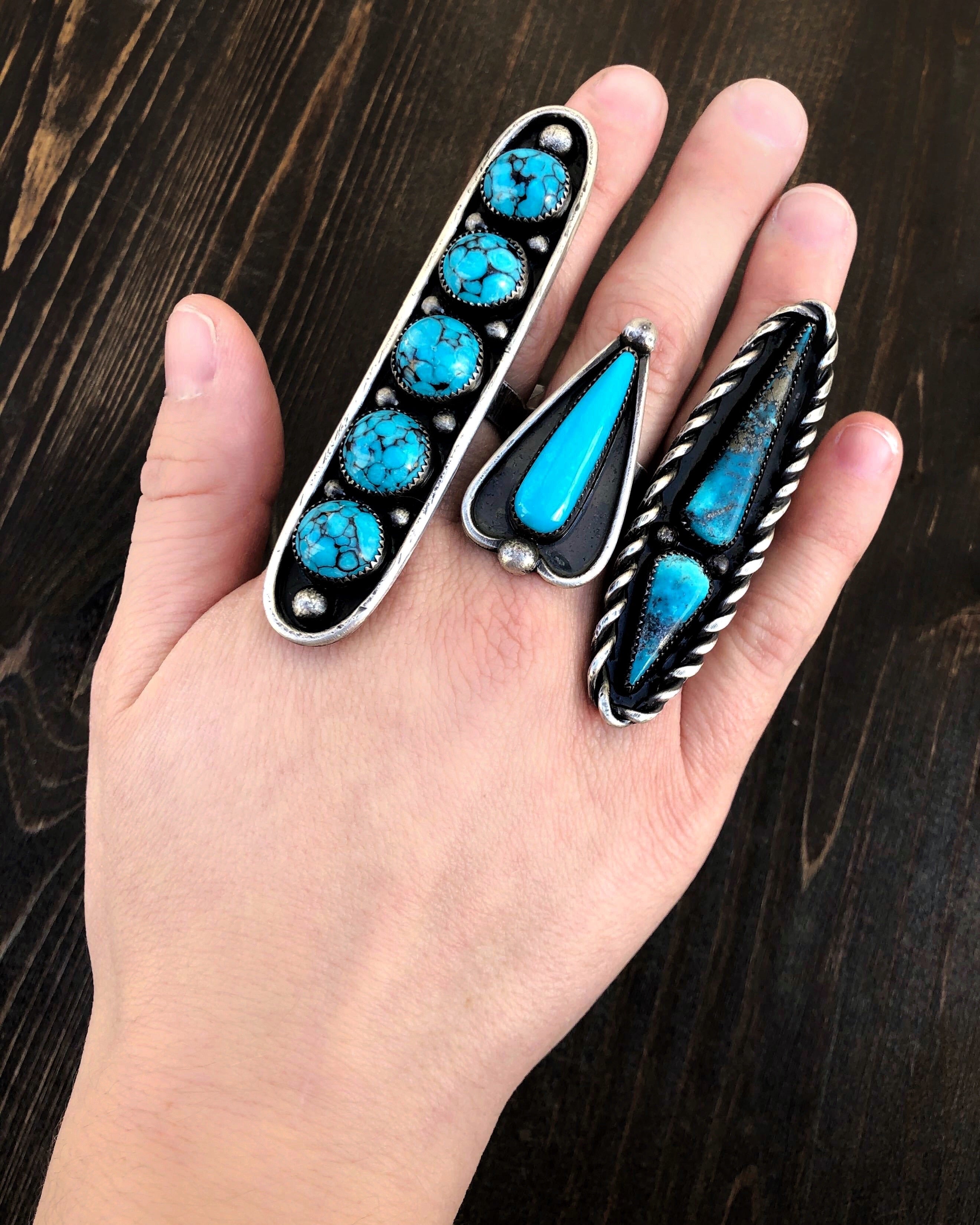 • SPADE • Turquoise + Silver Ring