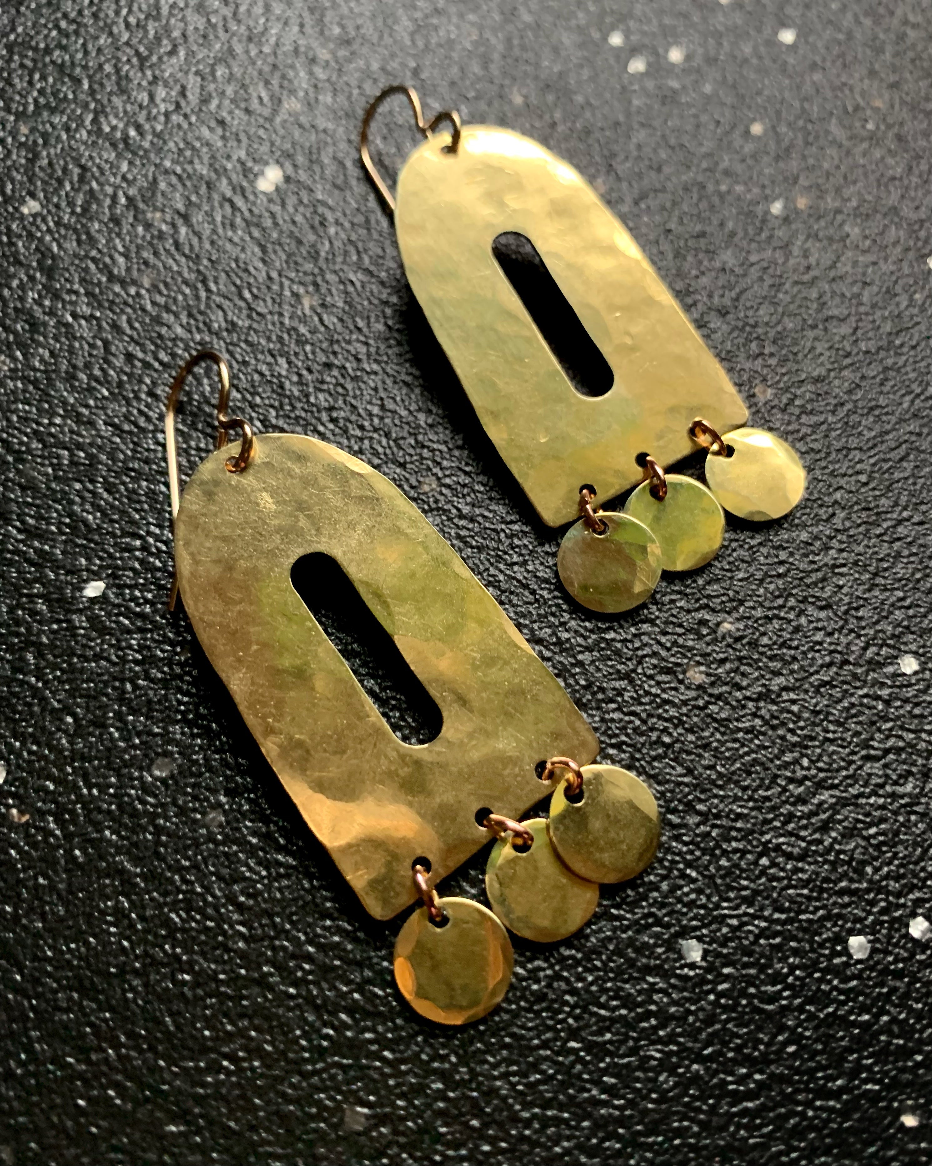 •CETO•  gold dangle earrings