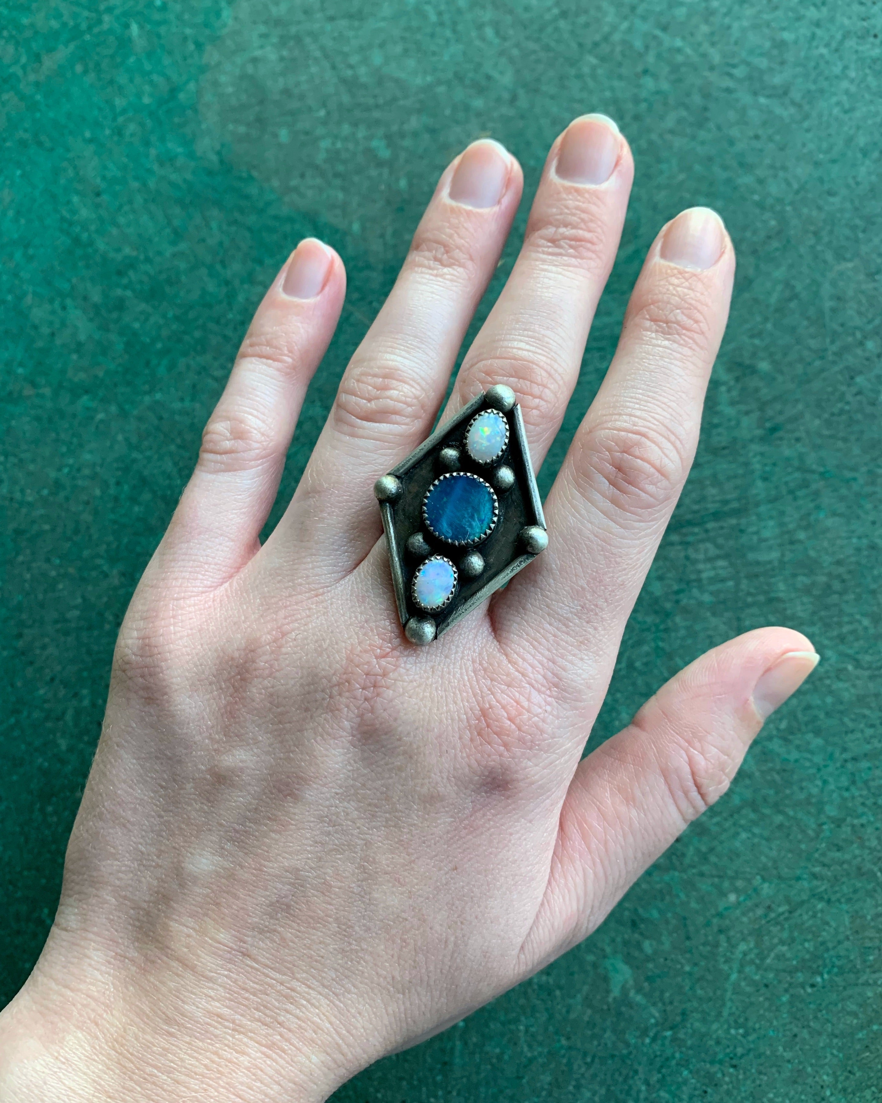 • DAYDREAM • opal + silver ring